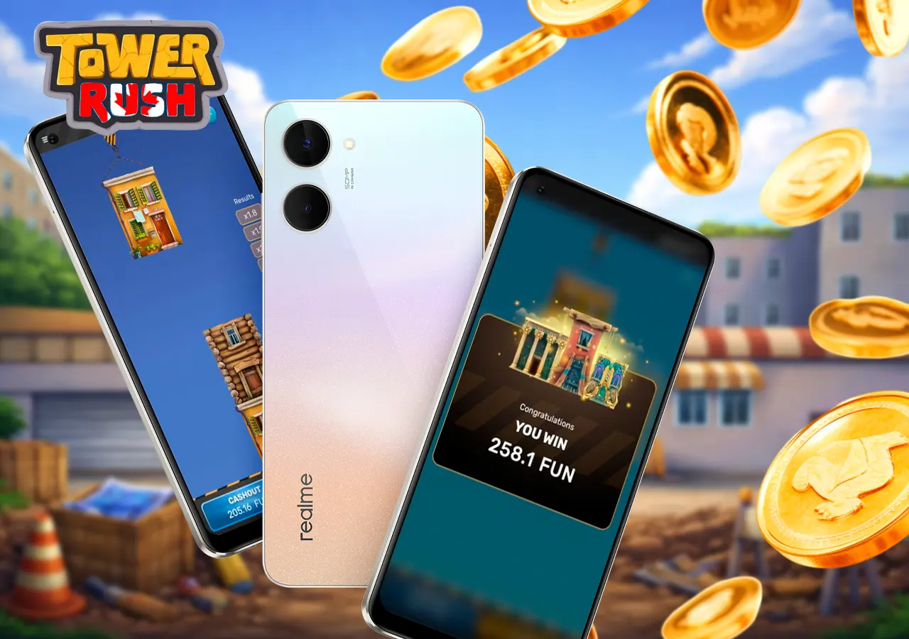 Playing for real money on a mobile device